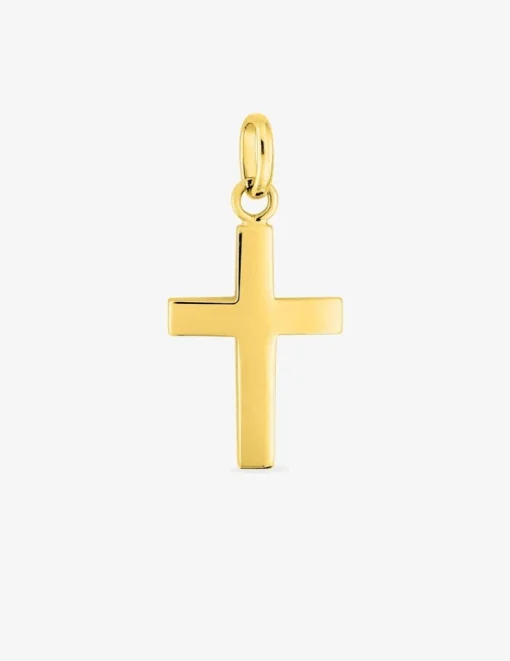 Pendentif croix or jaune 750 ‰ dimensions 15 x 25 mm SO OR
