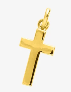Pendentif croix plaqué or SO OR