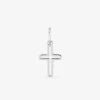 Pendentif croix évidée argent rhodié 925 ‰ SO OR