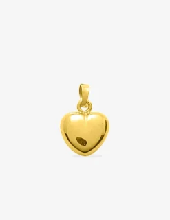 Pendentif cœur bombé or jaune 750 ‰ 10 x 20 mm SO OR