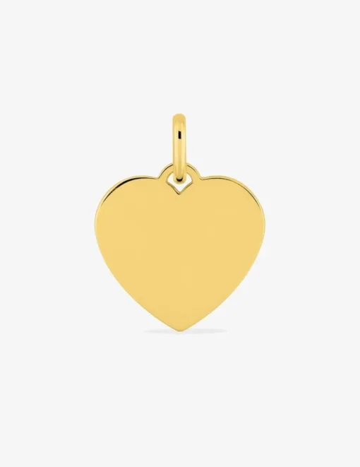 Pendentif cœur or jaune 750 ‰ SO OR