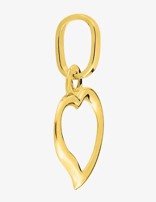 Pendentif cœur évidé or jaune 750 ‰ SO OR