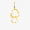 Pendentif cœurs en or jaune 375 ‰ SO OR