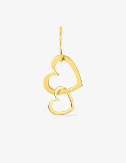 Pendentif cœurs en or jaune 375 ‰ SO OR