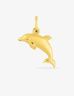 Pendentif dauphin en or jaune 375 ‰ SO OR