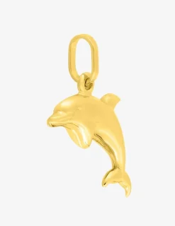 Pendentif dauphin en or jaune 375 ‰ SO OR
