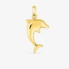 Pendentif dauphin or jaune 750 ‰ SO OR