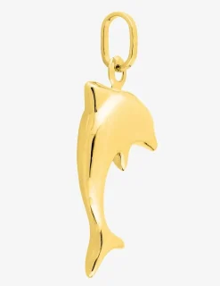 Pendentif dauphin or jaune 750 ‰ SO OR