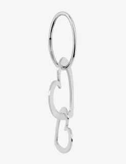 Pendentif double cœur en argent 925‰ rhodié SO OR