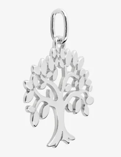 Pendentif en argent gris rhodié 925‰ motif arbre de vie découpes SO OR