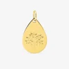 Pendentif en or jaune 750‰ goutte motif arbre de vie SO OR