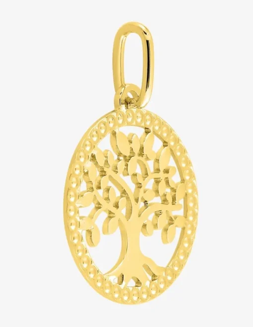 Pendentif fantaisie arbre de vie or jaune 750 ‰ SO OR