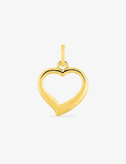 Pendentif fantaisie cœur évidé or jaune 750 ‰ SO OR