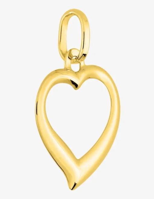 Pendentif fantaisie cœur évidé or jaune 750 ‰ SO OR