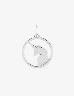 Pendentif fantaisie licorne en argent rhodié 925 ‰ SO OR