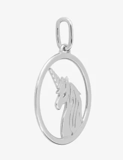 Pendentif fantaisie licorne en argent rhodié 925 ‰ SO OR