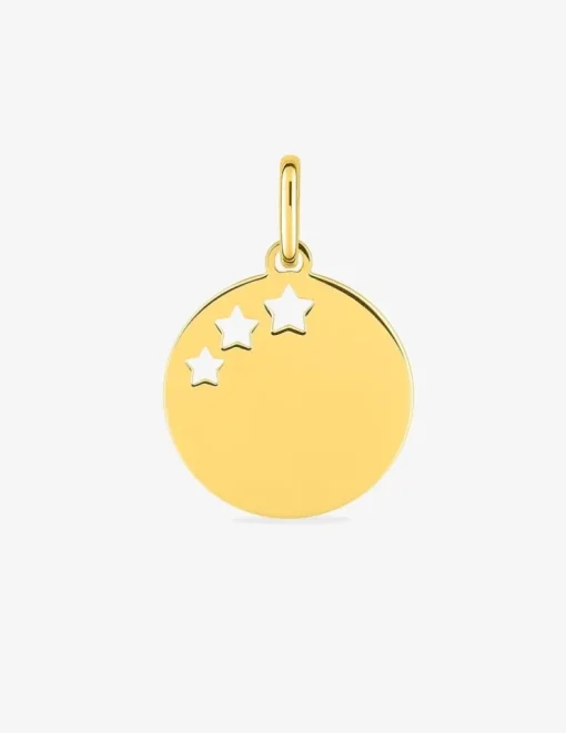 Pendentif fantaisie étoiles or jaune 750 ‰ SO OR
