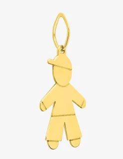 Pendentif garçon en or jaune 375 ‰ SO OR