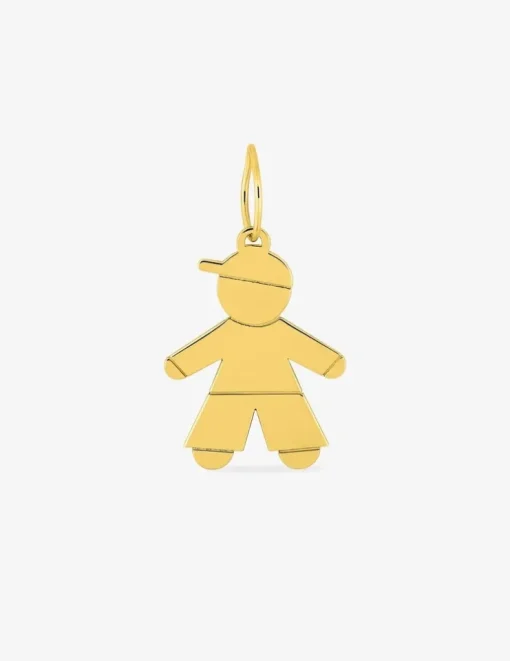 Pendentif garçon or jaune 750 ‰ SO OR