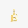 Pendentif initiale E en or jaune 750 ‰ SO OR