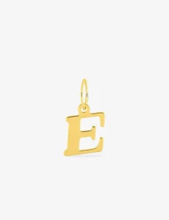 Pendentif initiale E en or jaune 750 ‰ SO OR