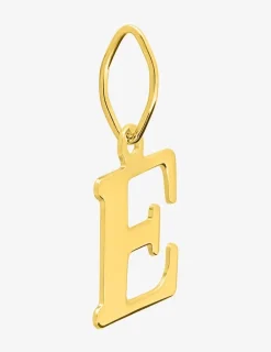 Pendentif initiale E en or jaune 750 ‰ SO OR
