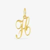 Pendentif initiale H plaqué or SO OR