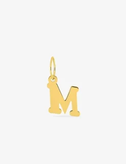 Pendentif initiale M en or jaune 750 ‰ SO OR