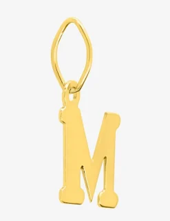 Pendentif initiale M en or jaune 750 ‰ SO OR