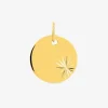 Pendentif jeton en or jaune 375 ‰ SO OR