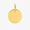 Pendentif jeton or jaune 750 ‰  15 x 20 mm SO OR