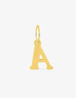 Pendentif lettre A en or jaune 375 ‰ SO OR