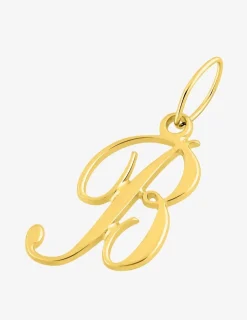 Pendentif lettre B en or jaune 375 ‰ SO OR