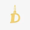 Pendentif lettre D en or jaune 375 ‰ SO OR