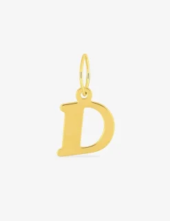 Pendentif lettre D en or jaune 375 ‰ SO OR
