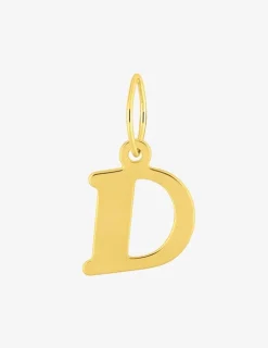 Pendentif lettre D en or jaune 375 ‰ SO OR