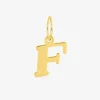 Pendentif lettre F en or jaune 375 ‰ SO OR