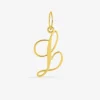 Pendentif lettre L en plaqué or SO OR