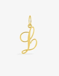 Pendentif lettre L en plaqué or SO OR