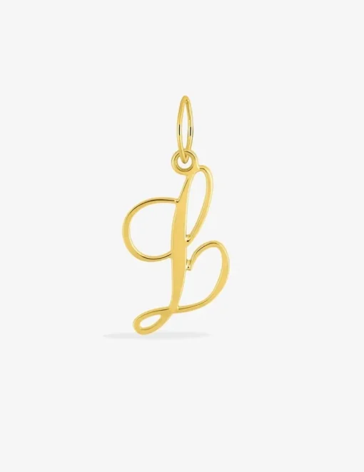 Pendentif lettre L en plaqué or SO OR