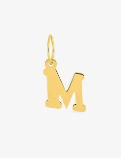 Pendentif lettre M en or jaune 375 ‰ SO OR