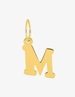 Pendentif lettre M en or jaune 375 ‰ SO OR