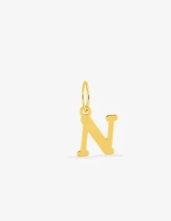 Pendentif lettre N or jaune 750‰ SO OR