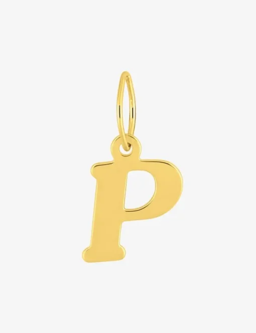 Pendentif lettre P en or jaune 375 ‰ SO OR