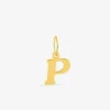 Pendentif lettre P or jaune 750‰ SO OR
