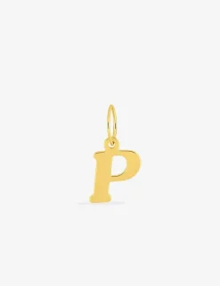Pendentif lettre P or jaune 750‰ SO OR