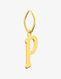 Pendentif lettre P or jaune 750‰ SO OR