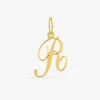 Pendentif lettre R en or jaune 375 ‰ SO OR
