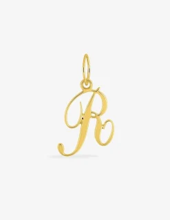 Pendentif lettre R en or jaune 375 ‰ SO OR