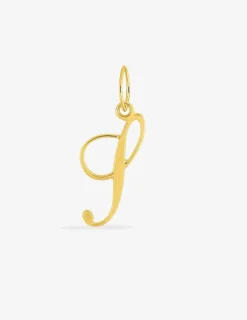 Pendentif lettre S anglaise en or 375‰ SO OR